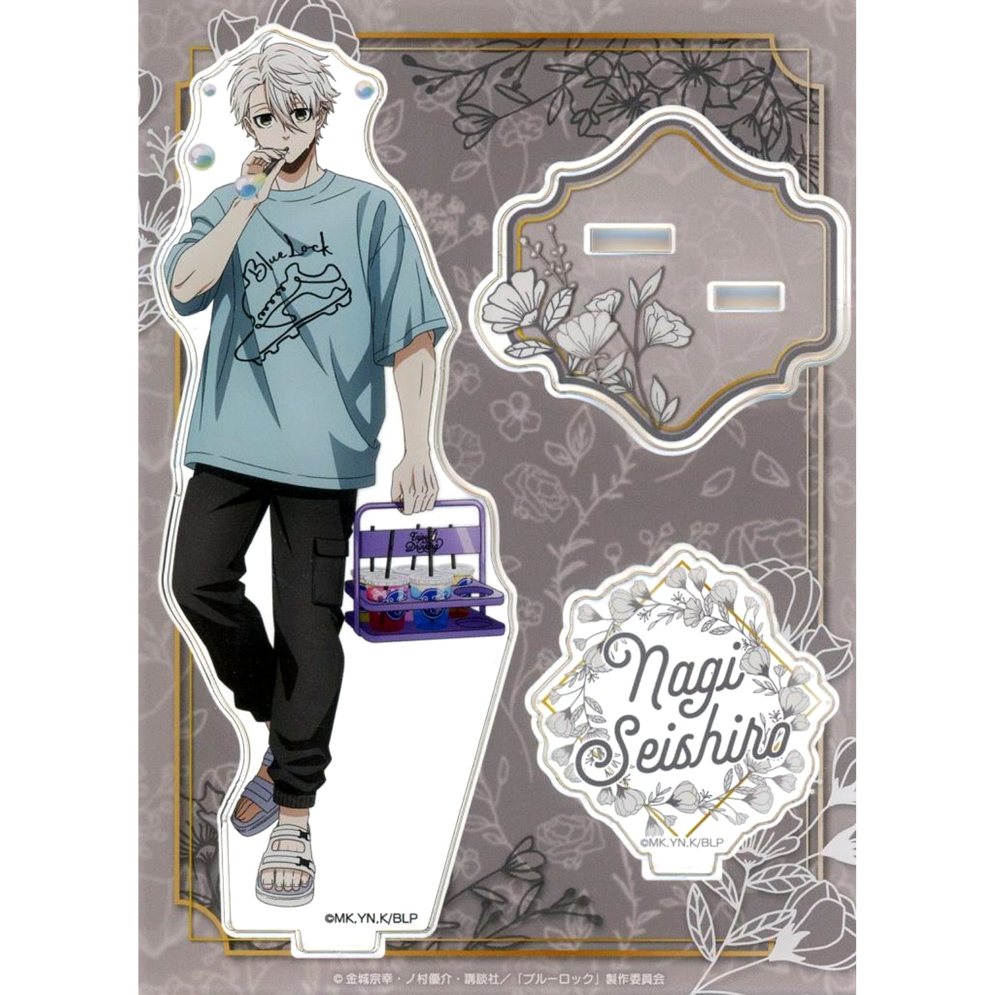 Seishiro Nagi Acrylic Stand Soap Bubbles Blue Lock [USED]