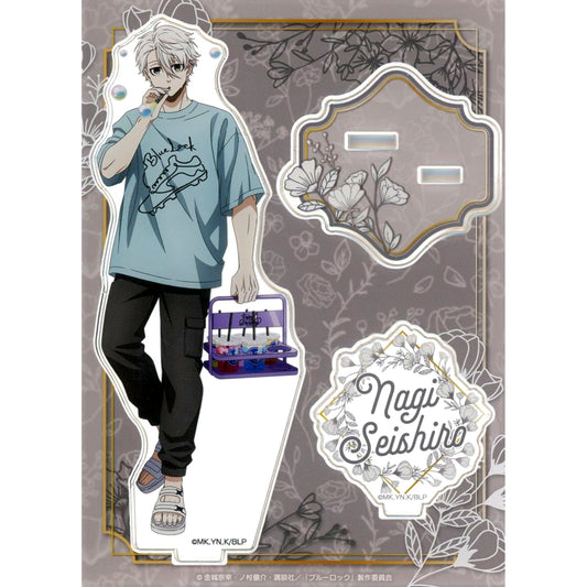 Seishiro Nagi Acrylic Stand Soap Bubbles Blue Lock [USED]