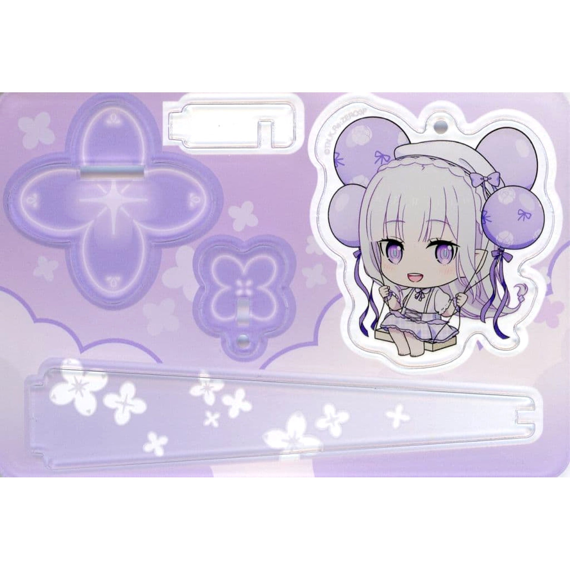 Re:ZERO -Starting Life in Another World- Emilia Balunco Stand Keychain Keychains [USED]
