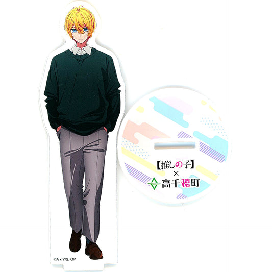Aqua Hoshino Acrylic Stand Oshi no Ko x Takachiho Miyazaki Enjoying Takachiho Tour with Oshi no Ko [USED]