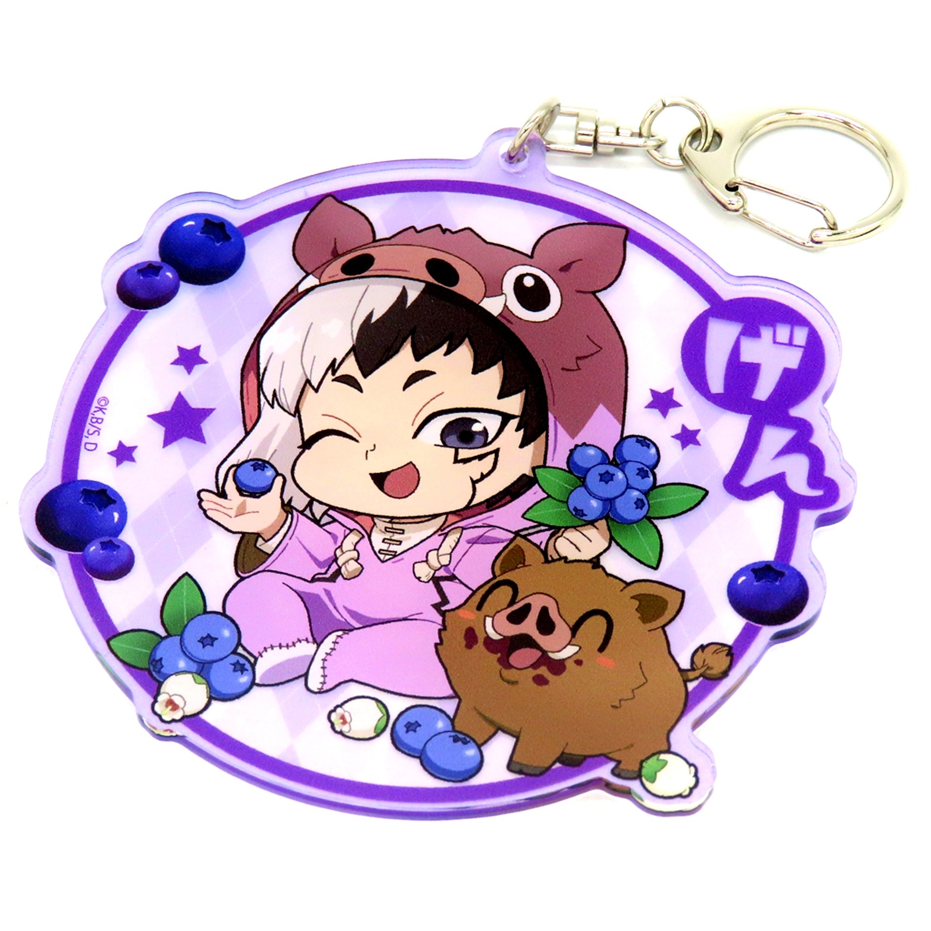 Gen Asagiri Dr. Stone x FavoteriA Special Collaboration Mini Character Acrylic Keychain [USED]