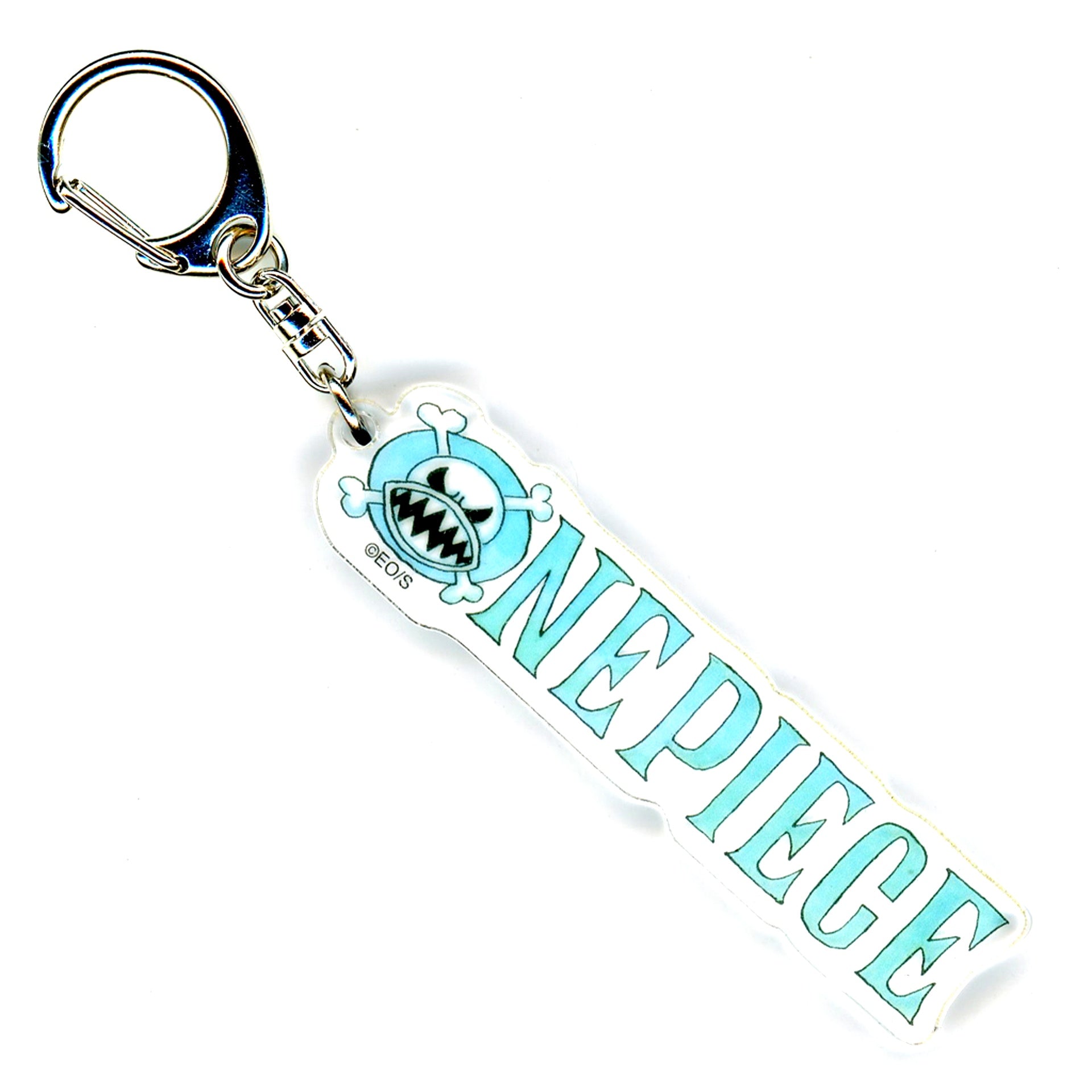 Logo Light Blue Skull One Piece Logo ga Ippai Acrylic Clear Keychain Collection Vol.1 [USED]