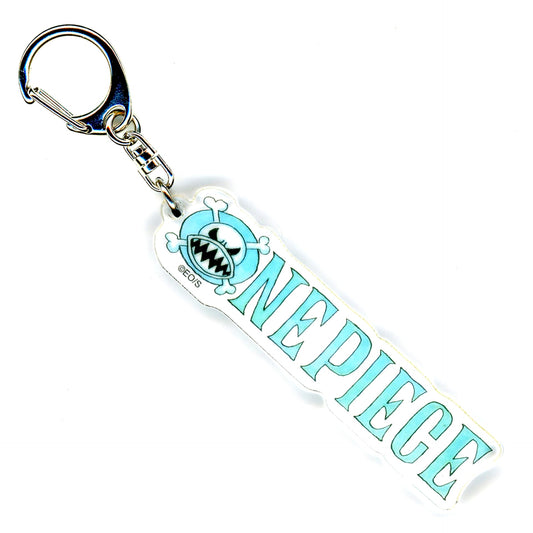Logo Light Blue Skull One Piece Logo ga Ippai Acrylic Clear Keychain Collection Vol.1 [USED]
