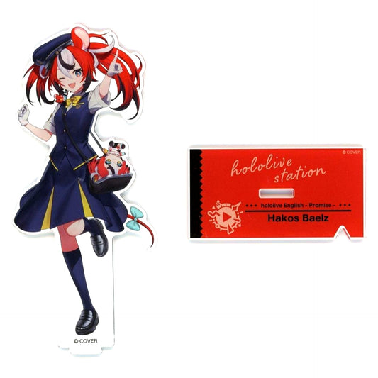 Hakos Baelz Acrylic Stand Hololive Station Ver. Vol.4 VTuber Hololive production official shop in Tokyo Station [USED]