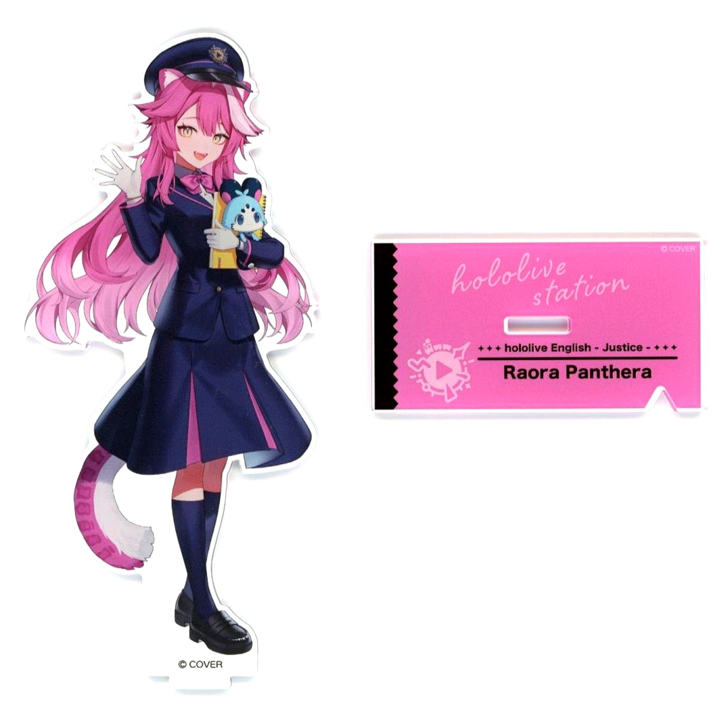 Raora Panthera Acrylic Stand Hololive Station Ver. Vol.4 VTuber Hololive production official shop in Tokyo Station [USED]