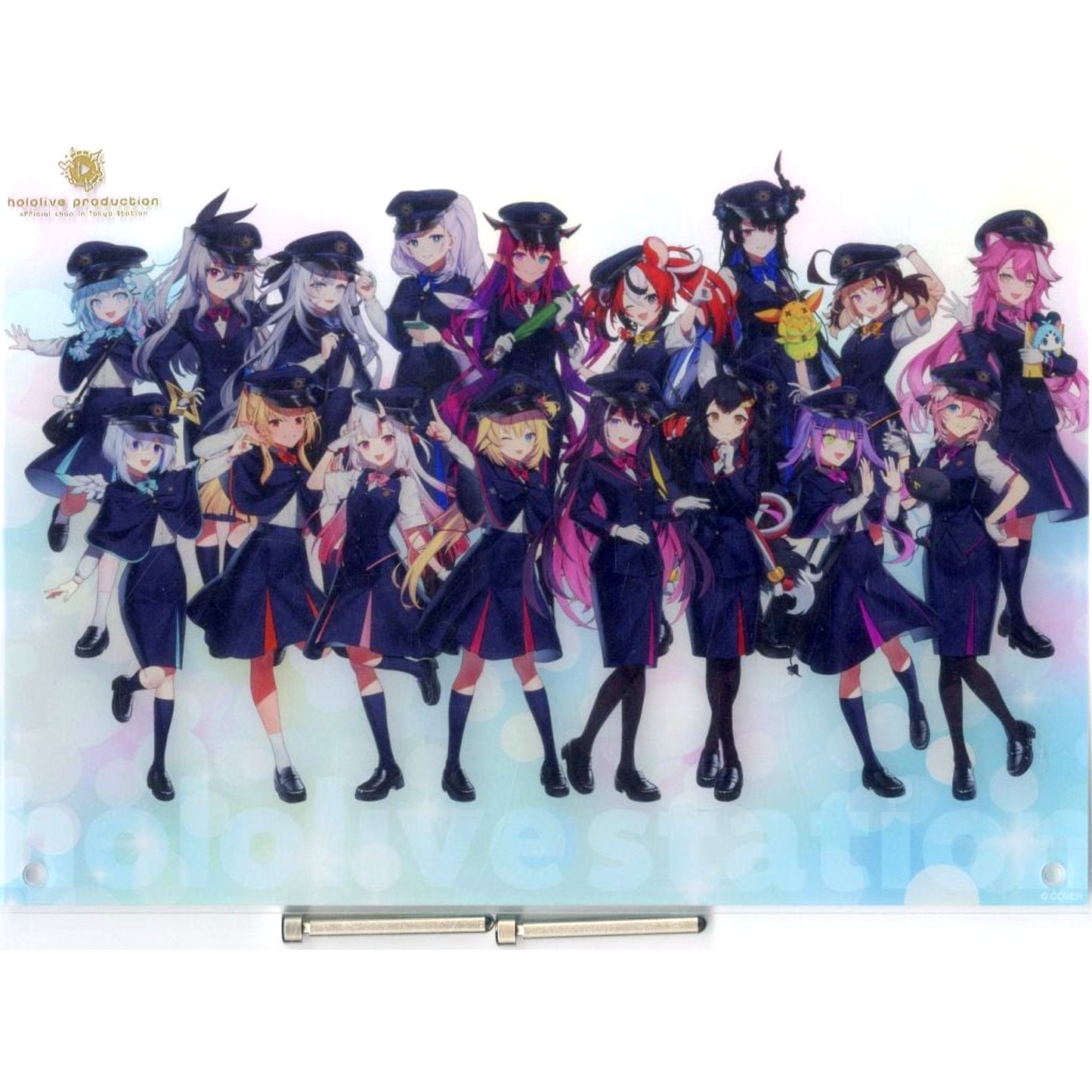 Group A4 Size Acrylic Panel Vol.4 VTuber Hololive production official shop in Tokyo Station [USED]