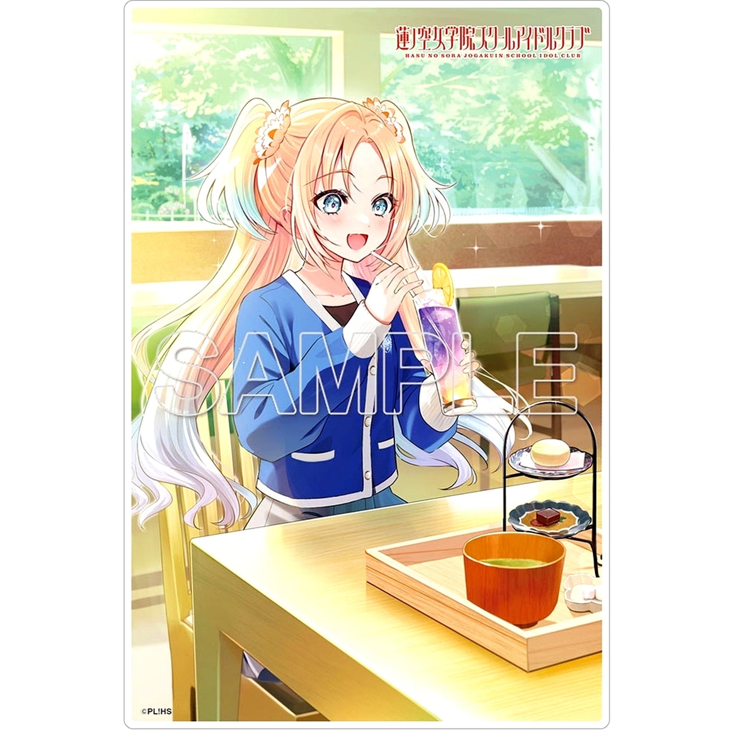Rurino Osawa 2 Mini Acrylic Plate Love Live! Hasunosora Girls' High School Idol Club [USED]