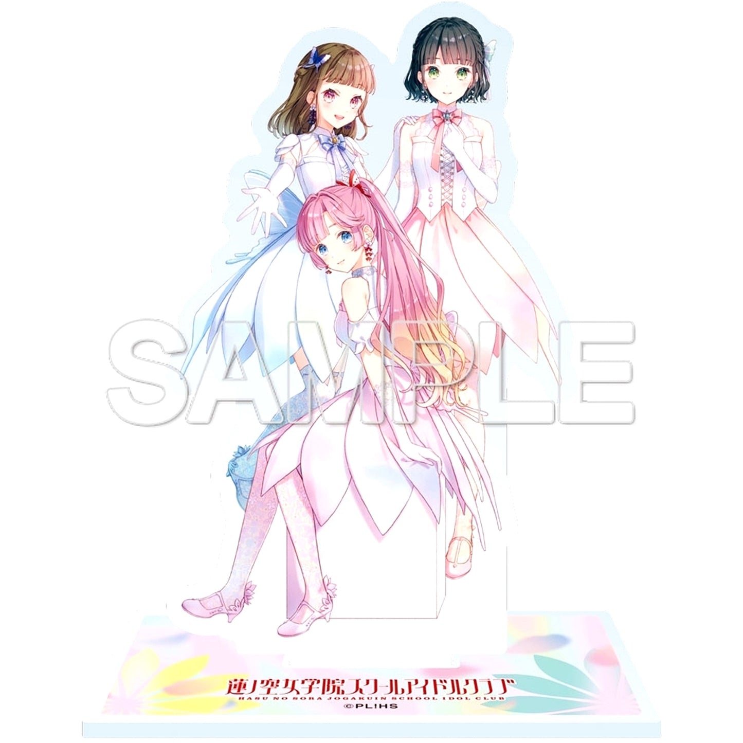 Ginko & Kosuzu & Hime Acrylic Figure Love Live! Hasunosora Girls' High School Idol Club [USED]