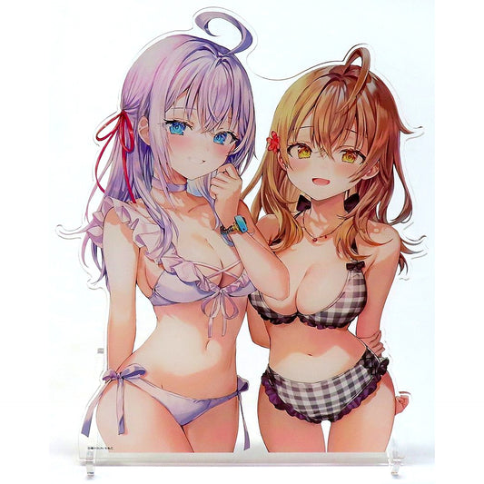 Single Item Alya and Masha Light Novel Alya Sometimes Hides Her Feelings in Russian Secret Story Animate Limited Edition Set Bundle Bonus Big Acrylic Stand [USED]