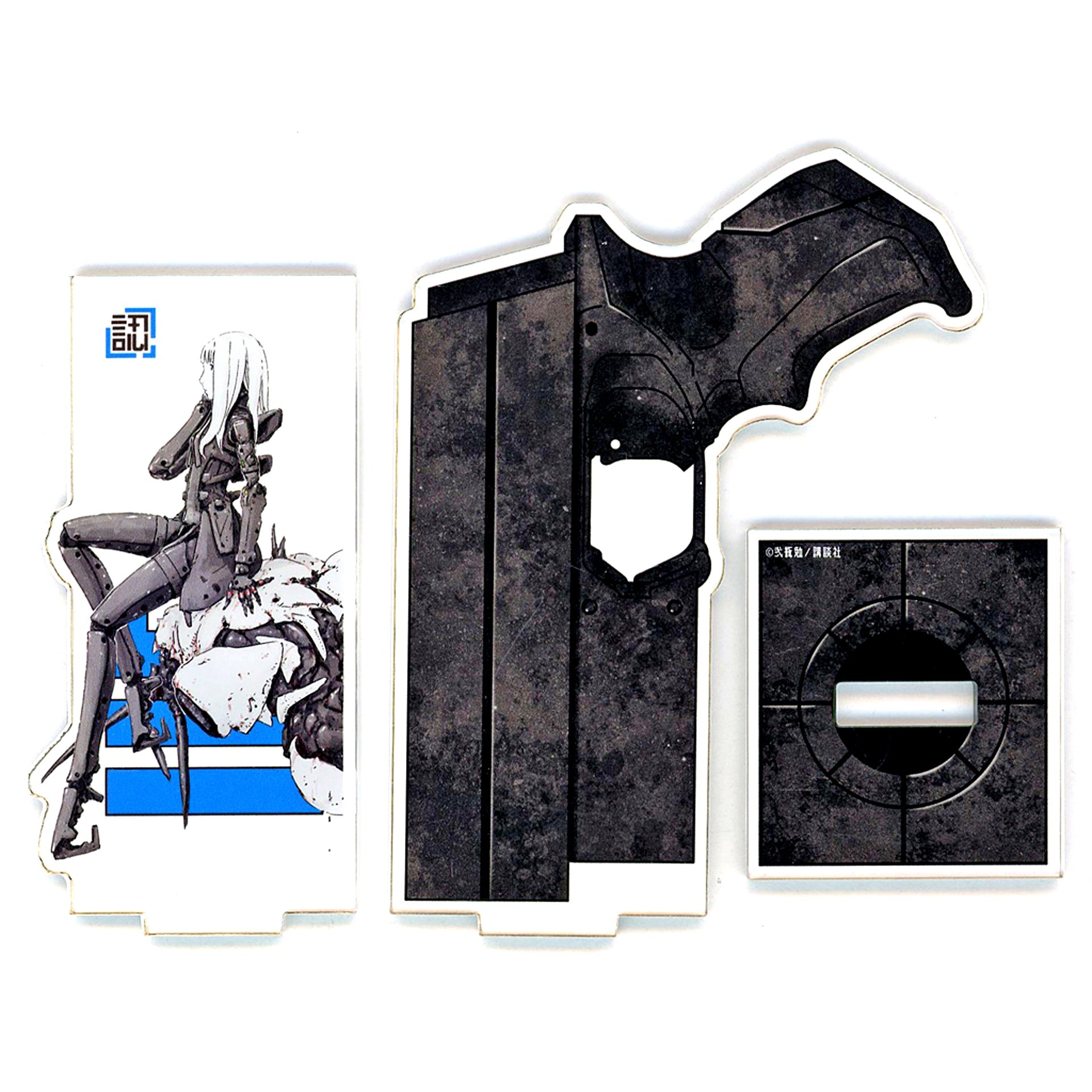 Cibo a BLAME! Art Acrylic Stand Gravitational Beam Emitter Type Oshi-Challe Kuji D02 Prize [USED]