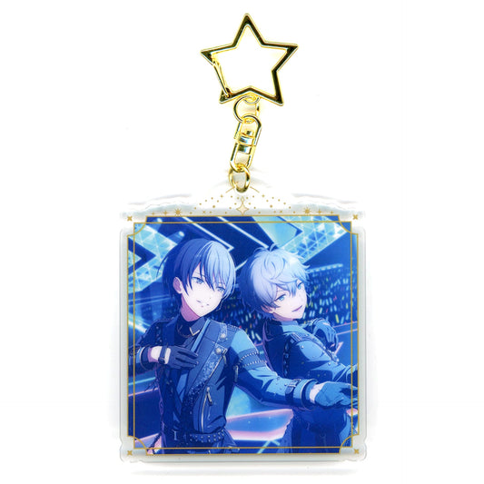 Hatsune Miku: Colorful Stage! X Ensemble Stars!! Toya Aoyagi Izumi Sena To Wield Each Other's Weapons Before Special Training Acrylic Keychain Collection Keychains [USED]