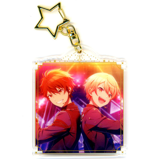Tsukasa Tenma x Chiaki Morisawa Stage Shining Like a Star Before Training Project SEKAI Colorful Stage! feat. Hatsune Miku x Ensemble Stars!! Acrylic Keychain Collection [USED]