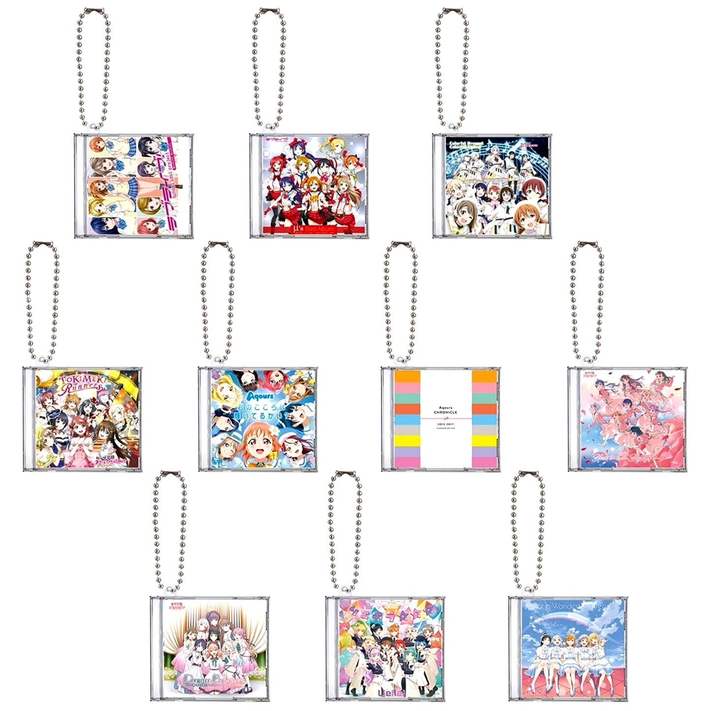 Set of 10 Love Live! Series 15th Anniversary Project Mini CD Collection [USED]