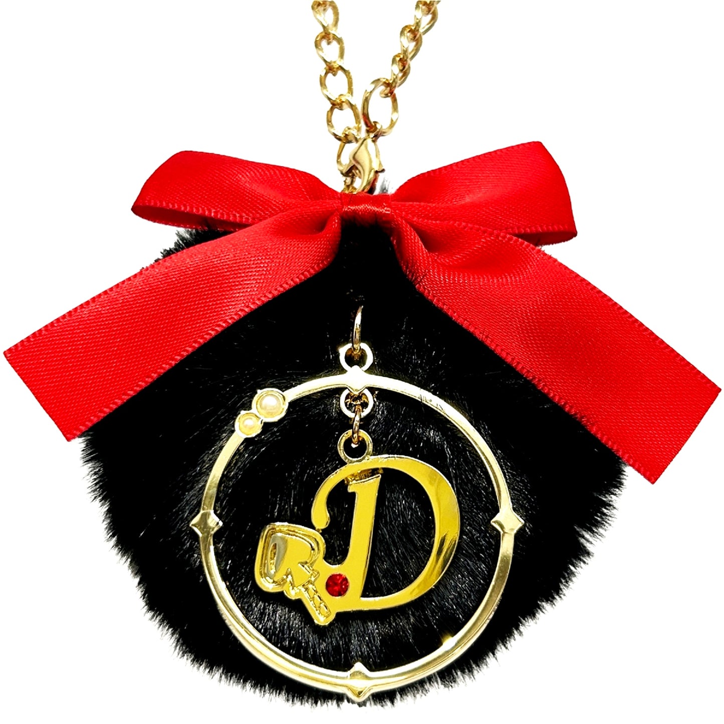 Deuce Spade Disney Twisted-Wonderland Yura Yura Fur Bag Charm Vol.1 [USED]