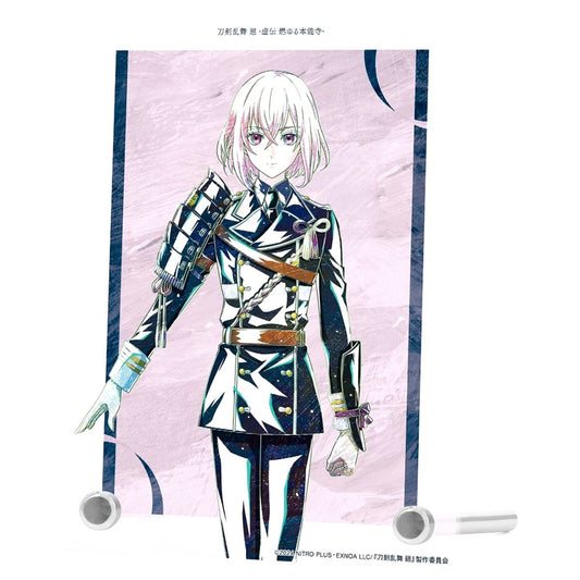 Honebami Toushirou Touken Ranbu Kai Kyoden Ani-Art 2nd Series A6 Acrylic Panel [USED]