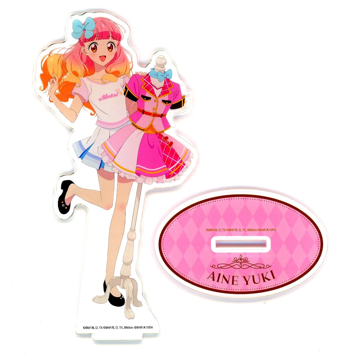 Aine Yuki Illustration Acrylic Stand All Aikatsu! Stage Dress Collection in Yokohama Coast [USED]