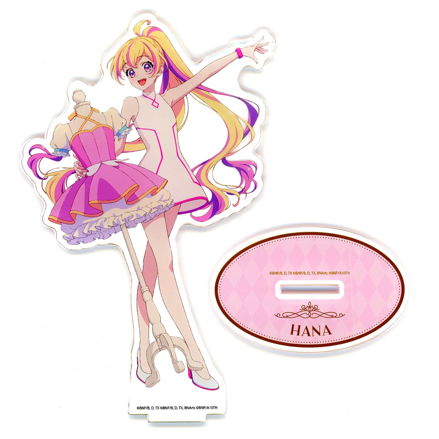 Hana / Mao Otowa Illustration Acrylic Stand All Aikatsu! Stage Dress Collection in Yokohama Coast [USED]
