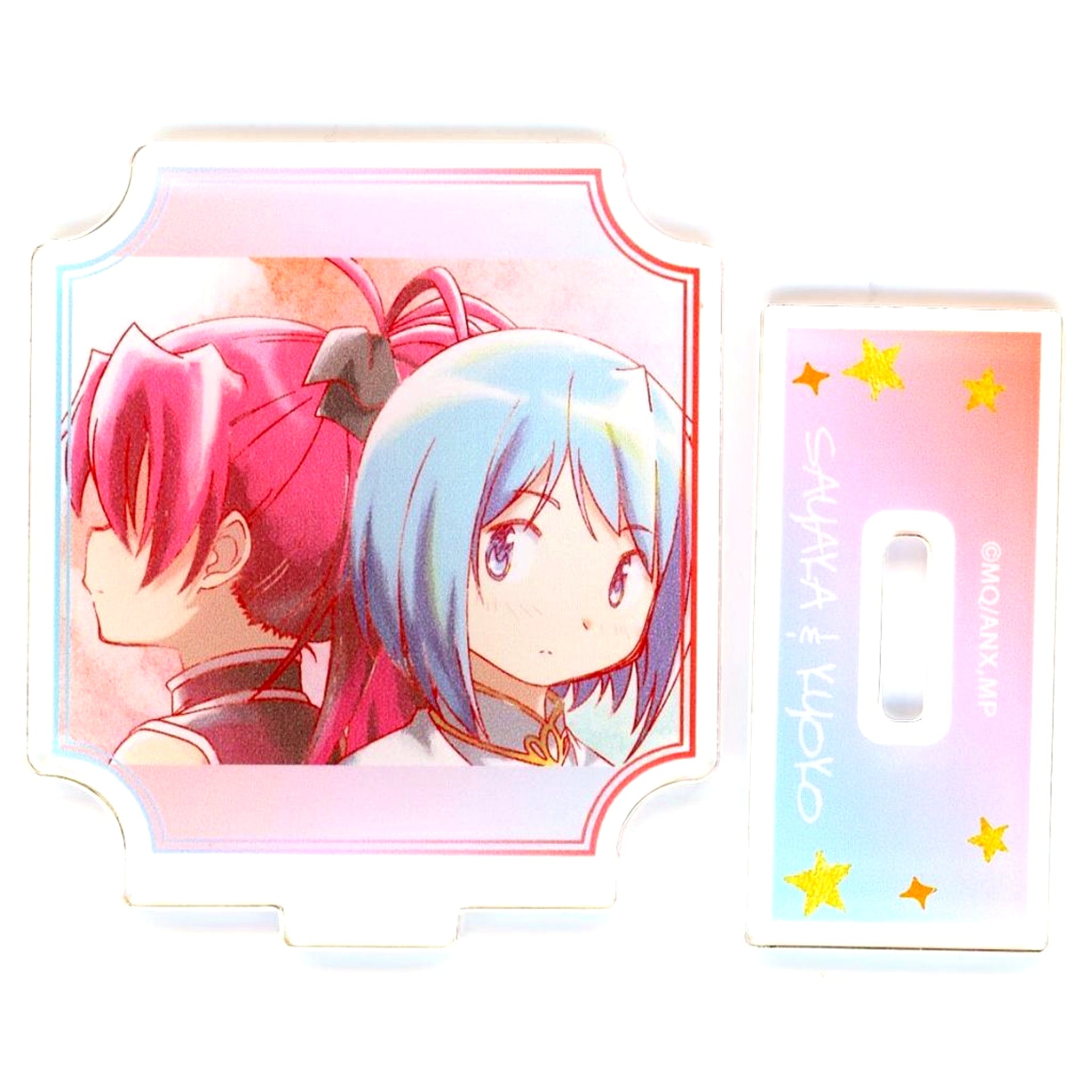 Sayaka Miki & Kyoko Sakura Puella Magi Madoka Magica the Movie Rebellion Trading Ani-Art aqua label Vol. 4 Acrylic Stand Bilibili World 2025 Goods [USED]