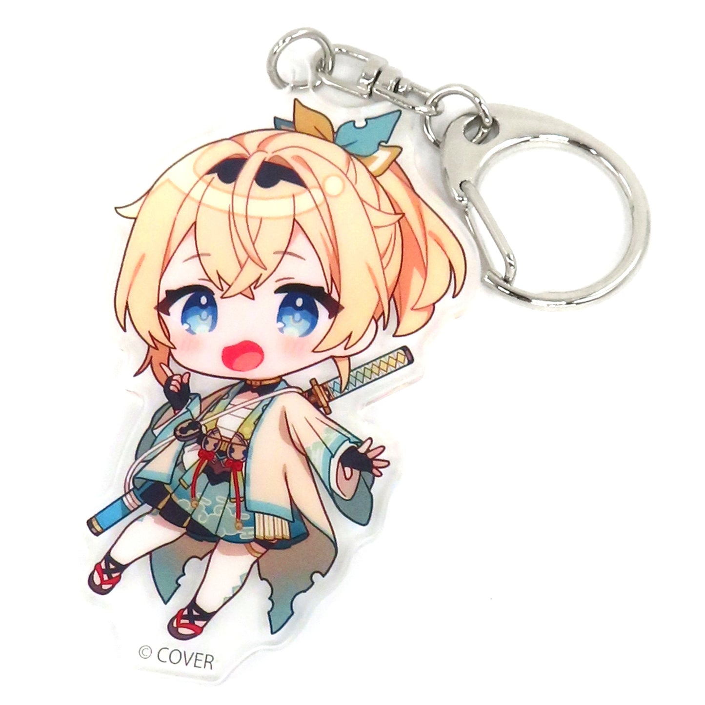 Kazama Iroha Hololive Sword Random Acrylic Keychain Kazama Iroha 3rd Anniv [USED]
