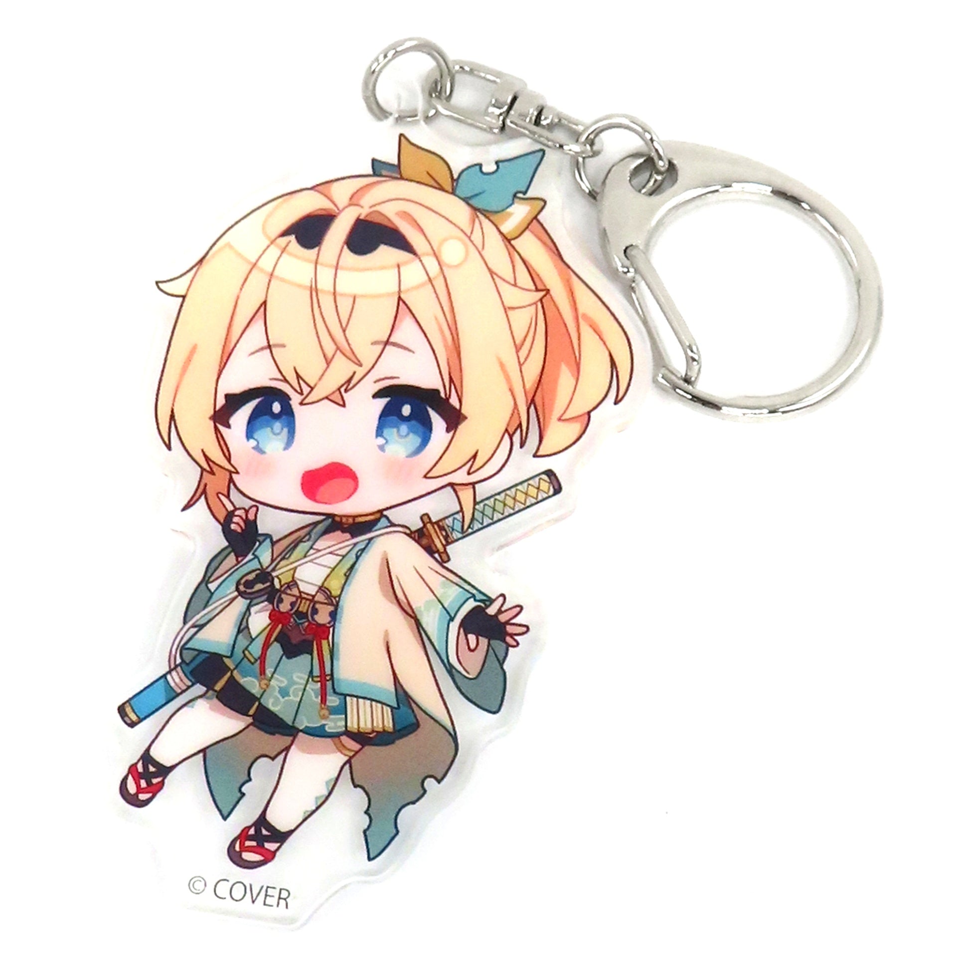 Kazama Iroha Hololive Sword Random Acrylic Keychain Kazama Iroha 3rd Anniv [USED]