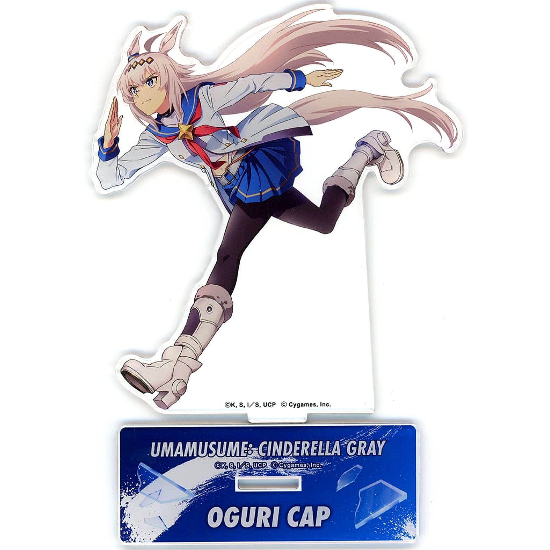 Oguri Cap Umamusume: Cinderella Gray Acrylic Stand TOPPA!!! BASE AKIBA POP UP SHOP Round 1 [USED]