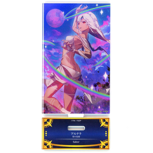 Saber/Altera Stardust in the Palm Fate/Grand Order Servant Art Chronicle Final Ascension Exhibition Acrylic Stand [USED]