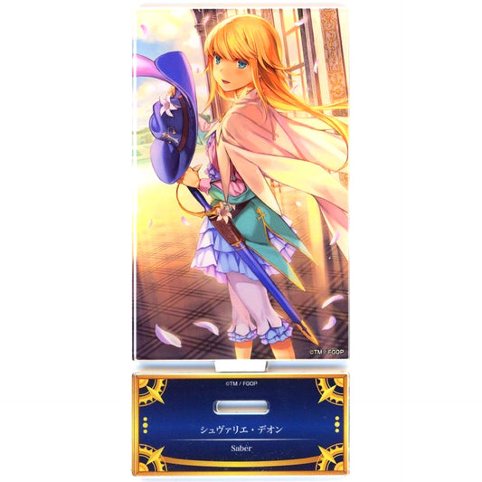 Saber/Chevalier d'Eon Acrylic Stand Fate/Grand Order Servant Art Chronicle -Final Ascension Exhibition- [USED]