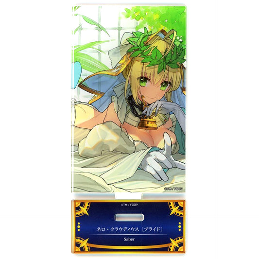 Saber Nero Claudius Bride Acrylic Stand Fate/Grand Order Servant Art Chronicle Final Ascension Exhibition [USED]