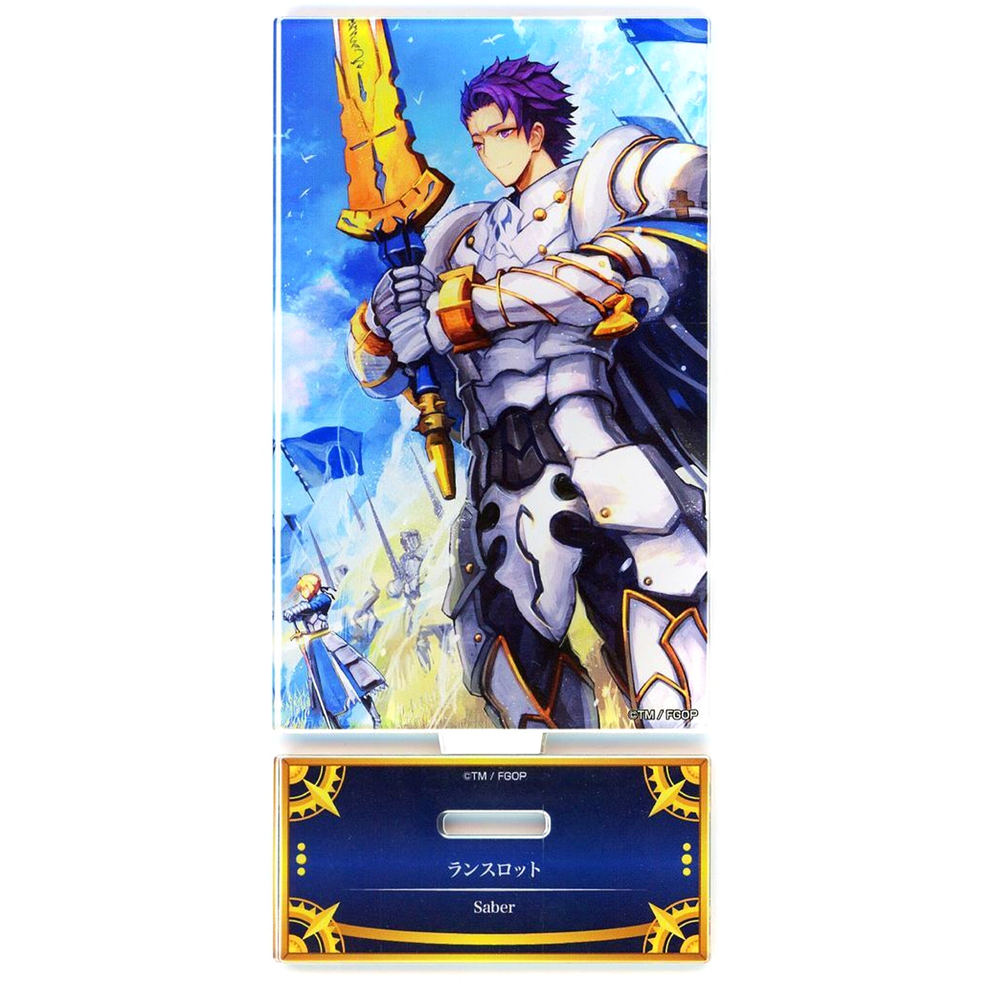 Saber Lancelot Acrylic Stand Fate/Grand Order Servant Art Chronicle Final Ascension Exhibition [USED]