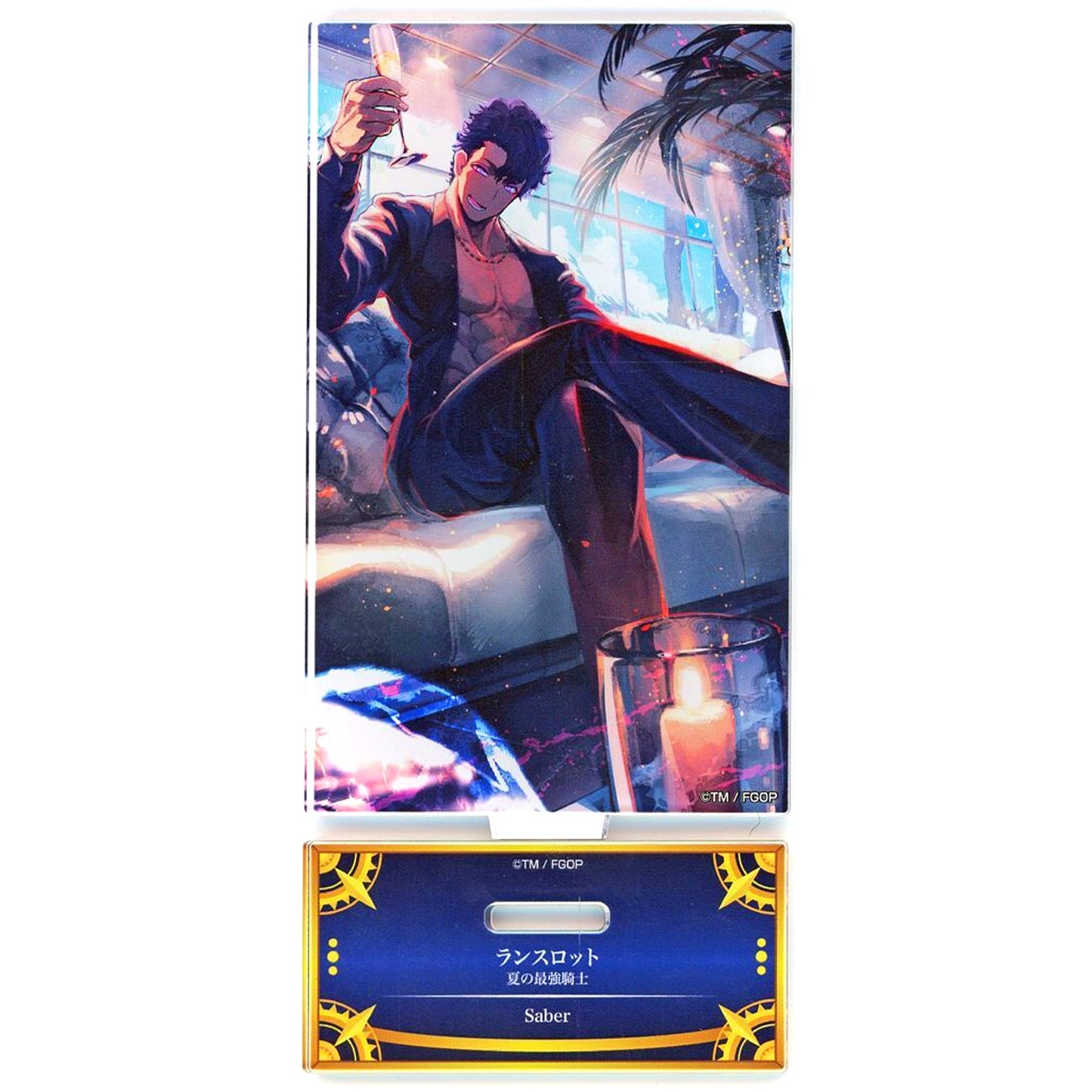 Saber/Lancelot Summer's Strongest Knight Acrylic Stand Fate/Grand Order Servant Art Chronicle -Final Ascension Exhibition- [USED]