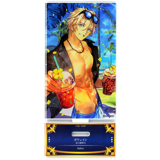 Gawain Saber Summer Prince Fate/Grand Order Servant Art Chronicle Final Ascension Exhibition Acrylic Stand [USED]