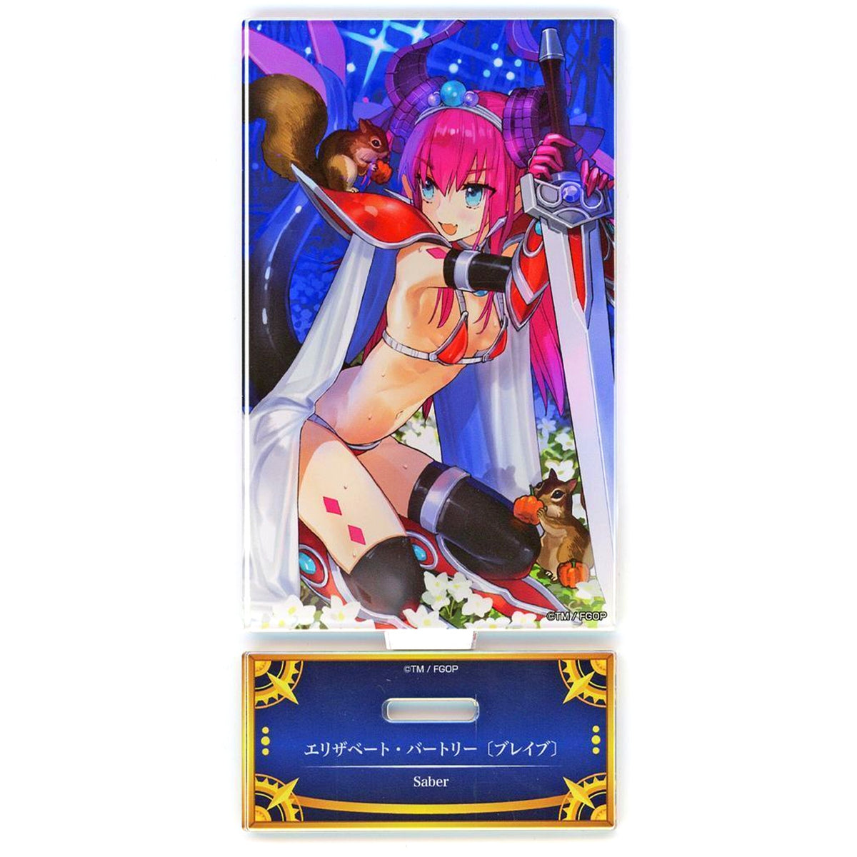 Elisabeth Bathory Brave Saber Fate/Grand Order Acrylic Stand Servant Art Chronicle Final Ascension Exhibition [USED]