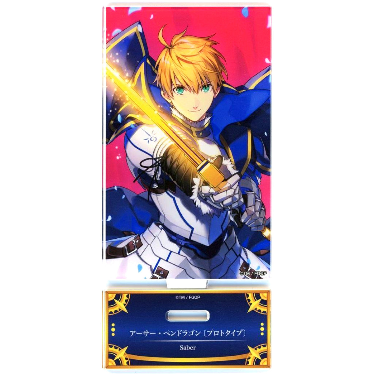 Saber/Arthur Pendragon Prototype Fate/Grand Order Servant Art Chronicle -Final Ascension Exhibition- Acrylic Stand [USED]