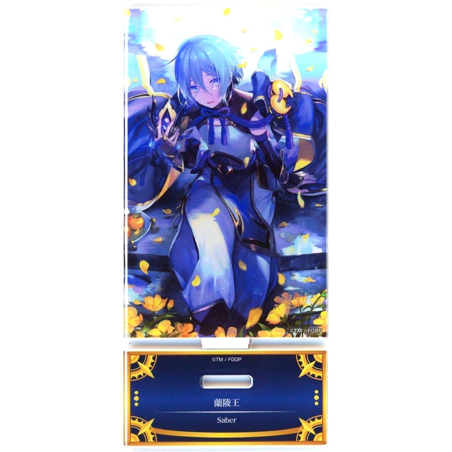 Saber/Prince of Lan Ling Fate/Grand Order Servant Art Chronicle Final Ascension Exhibition Acrylic Stand [USED]
