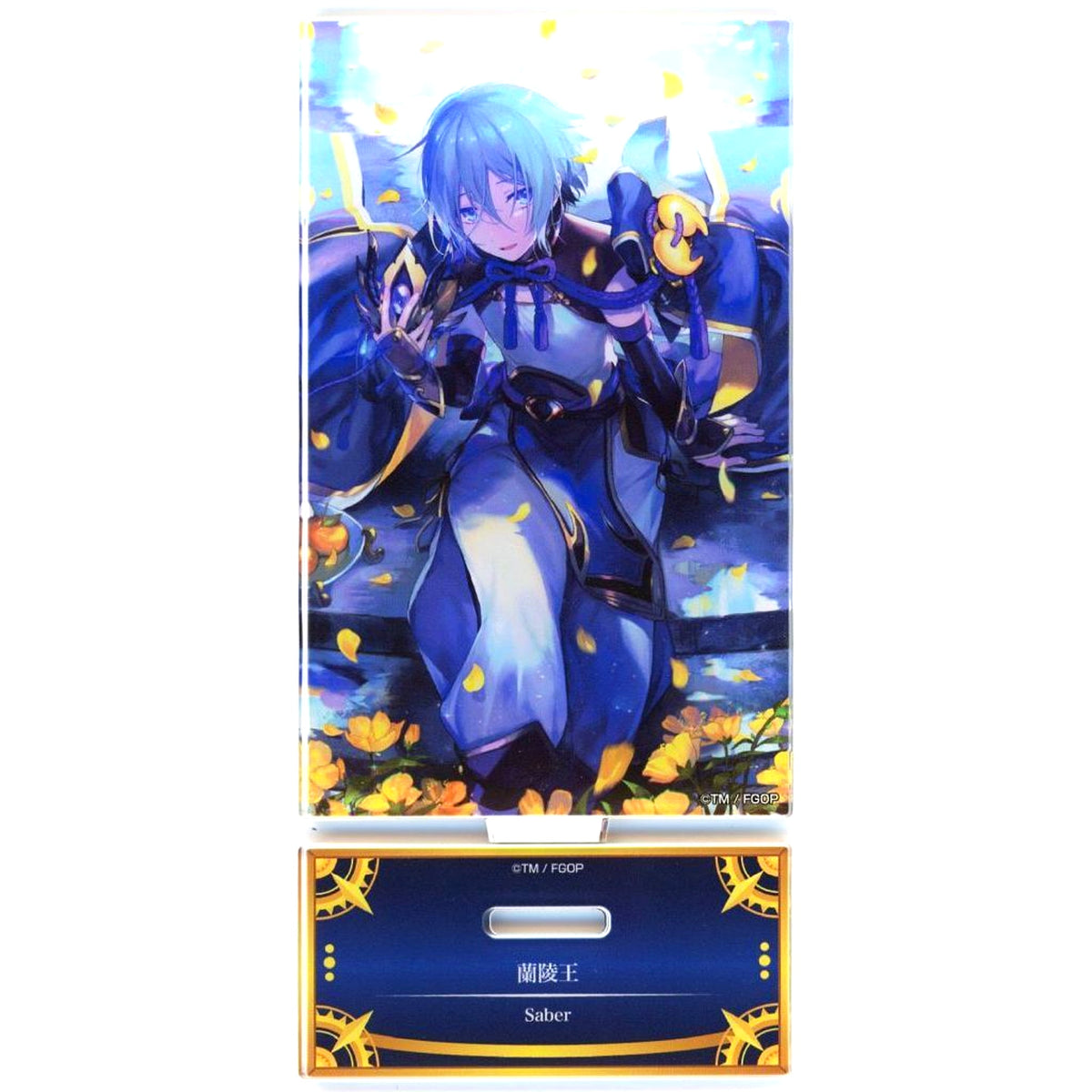 Saber/Prince of Lan Ling Fate/Grand Order Servant Art Chronicle Final Ascension Exhibition Acrylic Stand [USED]