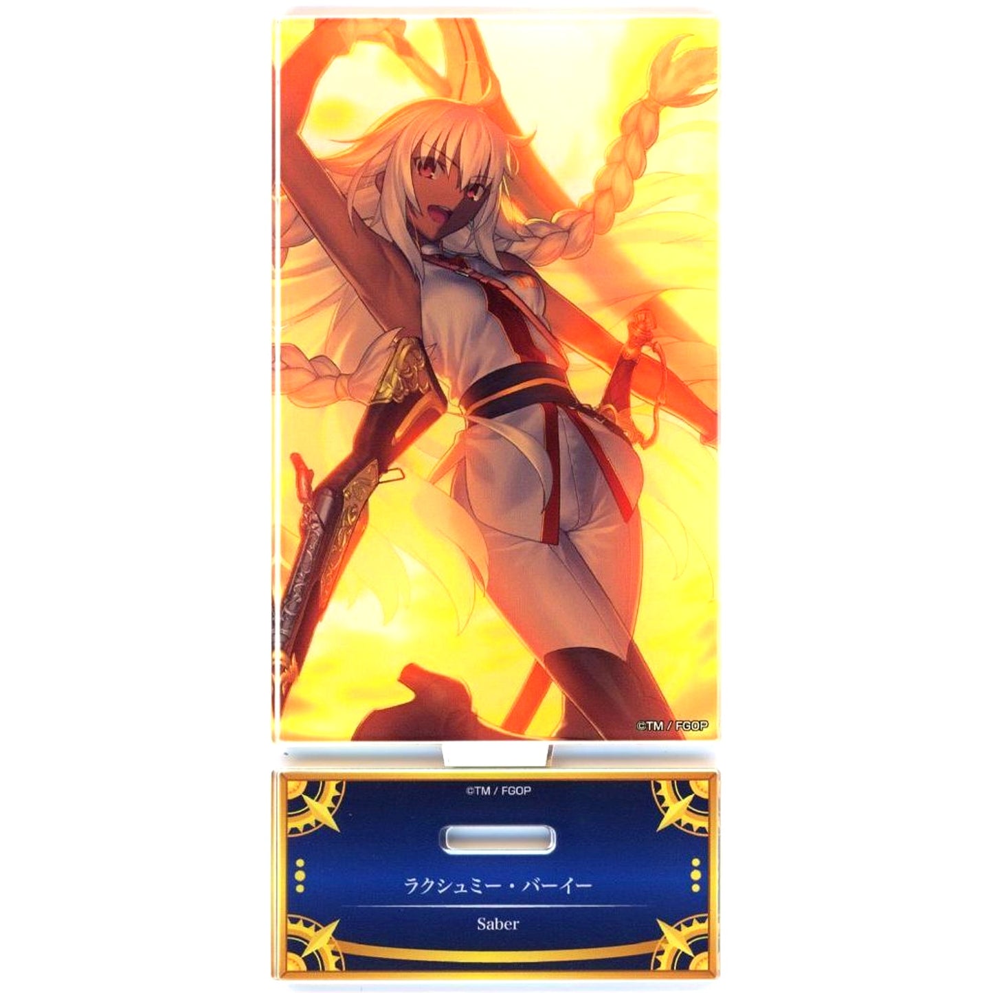 Saber/Lakshmibai Fate/Grand Order Servant Art Chronicle Final Ascension Exhibition Acrylic Stand [USED]
