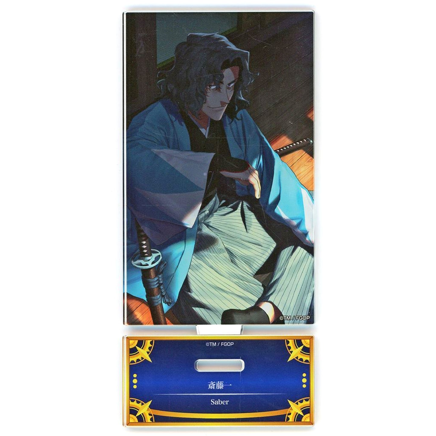 Saber Hajime Saito Acrylic Stand Fate/Grand Order Servant Art Chronicle [USED]