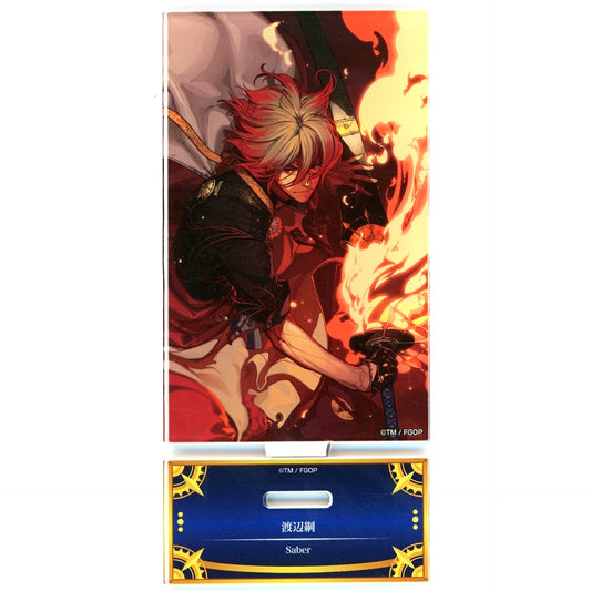 Saber Tsuna Watanabe Acrylic Stand Fate/Grand Order Servant Art Chronicle Final Ascension Exhibition [USED]