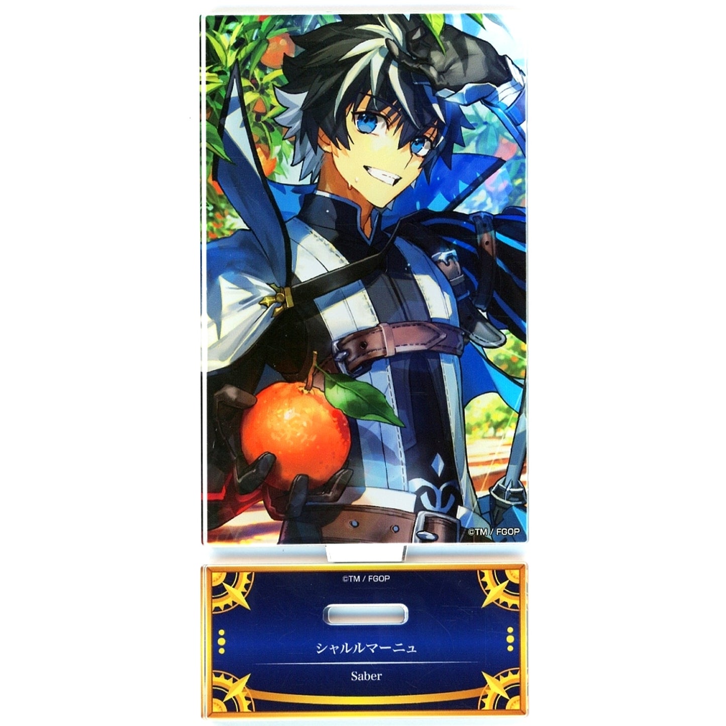 Charlemagne Saber Fate/Grand Order Servant Art Chronicle Final Ascension Exhibition Acrylic Stand [USED]