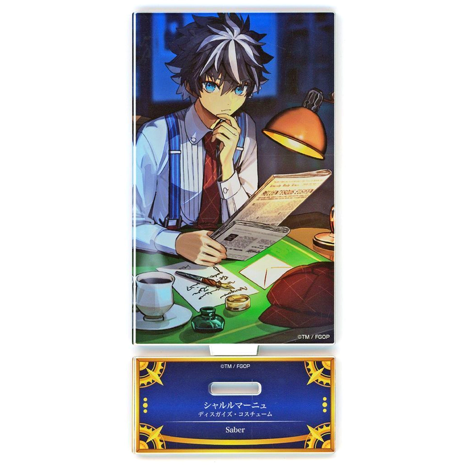Saber / Charlemagne Disguise Costume Acrylic Stand Fate/Grand Order Servant Art Chronicle -Final Ascension Exhibition- [USED]