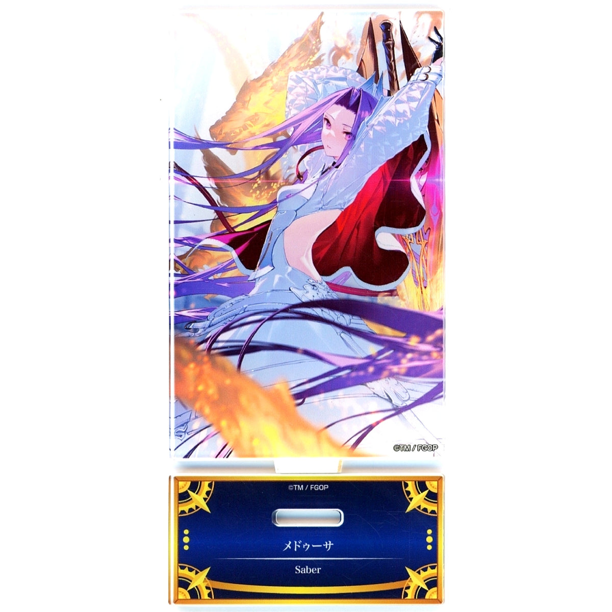Saber/Medusa Fate/Grand Order Servant Art Chronicle Final Ascension Exhibition Acrylic Stand [USED]