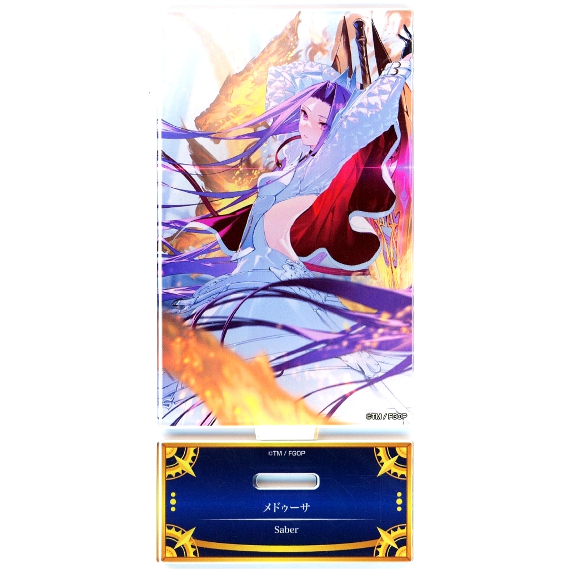 Saber/Medusa Fate/Grand Order Servant Art Chronicle Final Ascension Exhibition Acrylic Stand [USED]