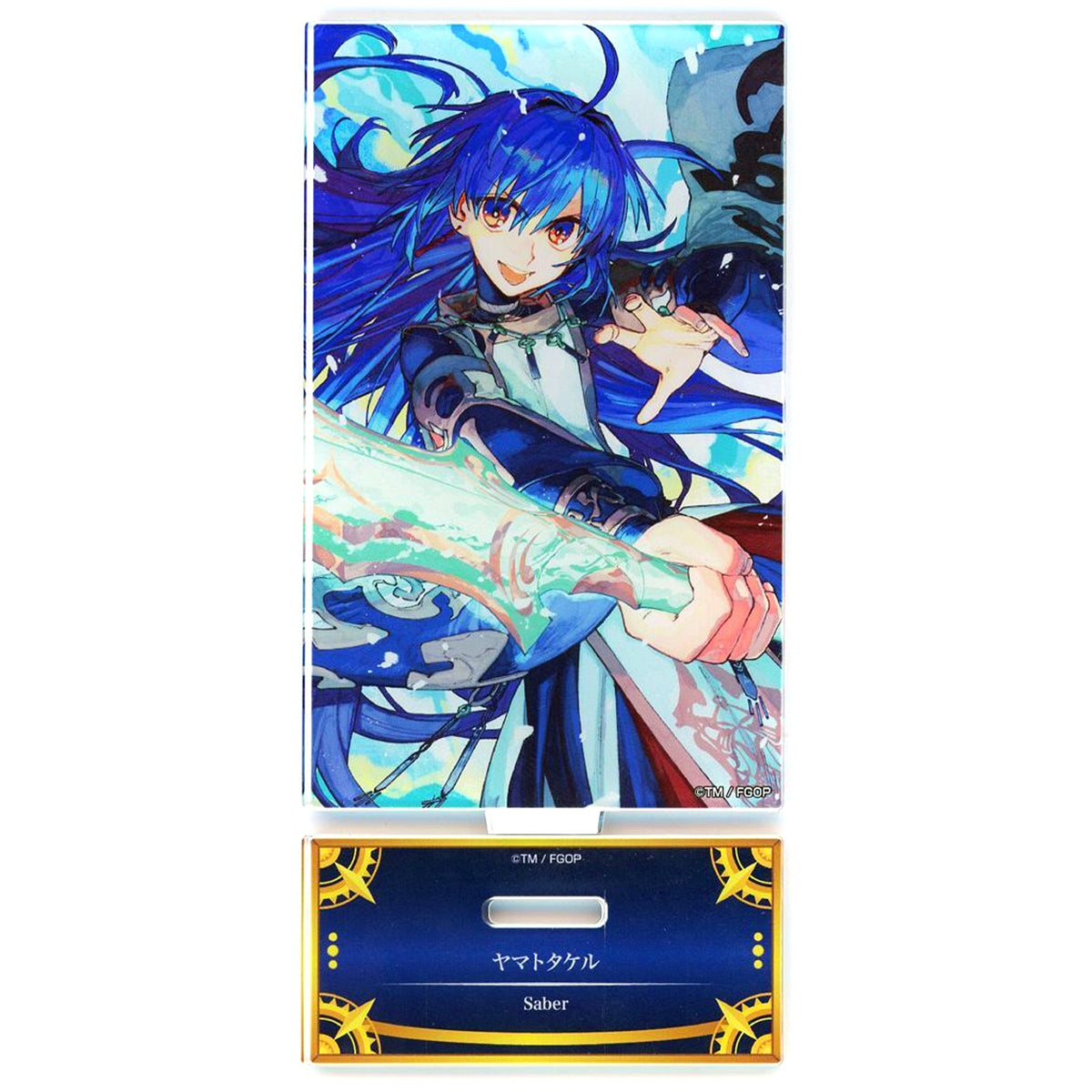 Saber/Yamato Takeru Fate/Grand Order Servant Art Chronicle Final Ascension Exhibition Acrylic Stand [USED]