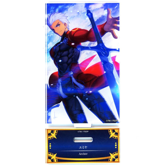 Archer EMIYA Acrylic Stand Fate/Grand Order Servant Art Chronicle Final Ascension Exhibition [USED]