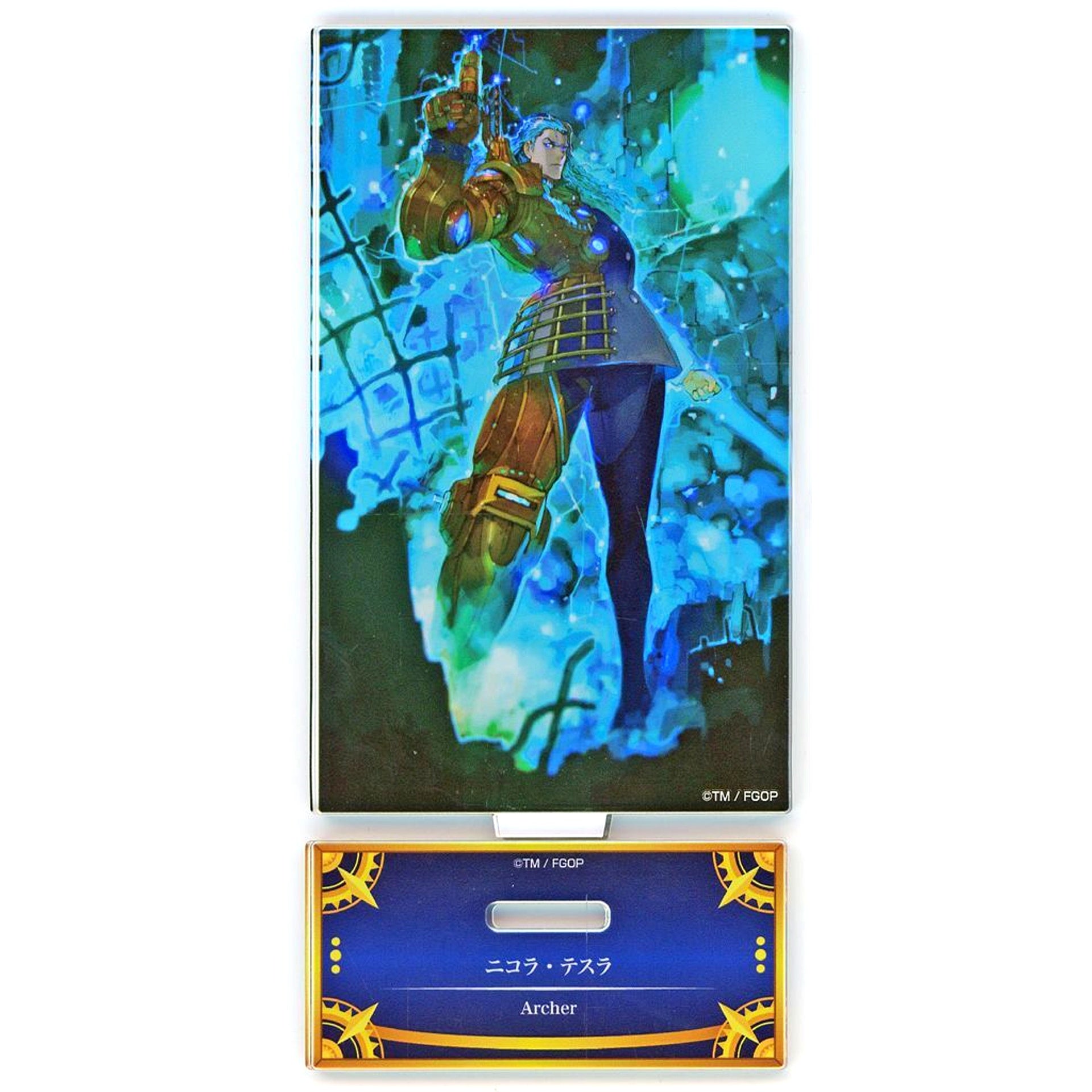 Archer/Nikola Tesla Fate/Grand Order Servant Art Chronicle Final Ascension Exhibition Acrylic Stand [USED]