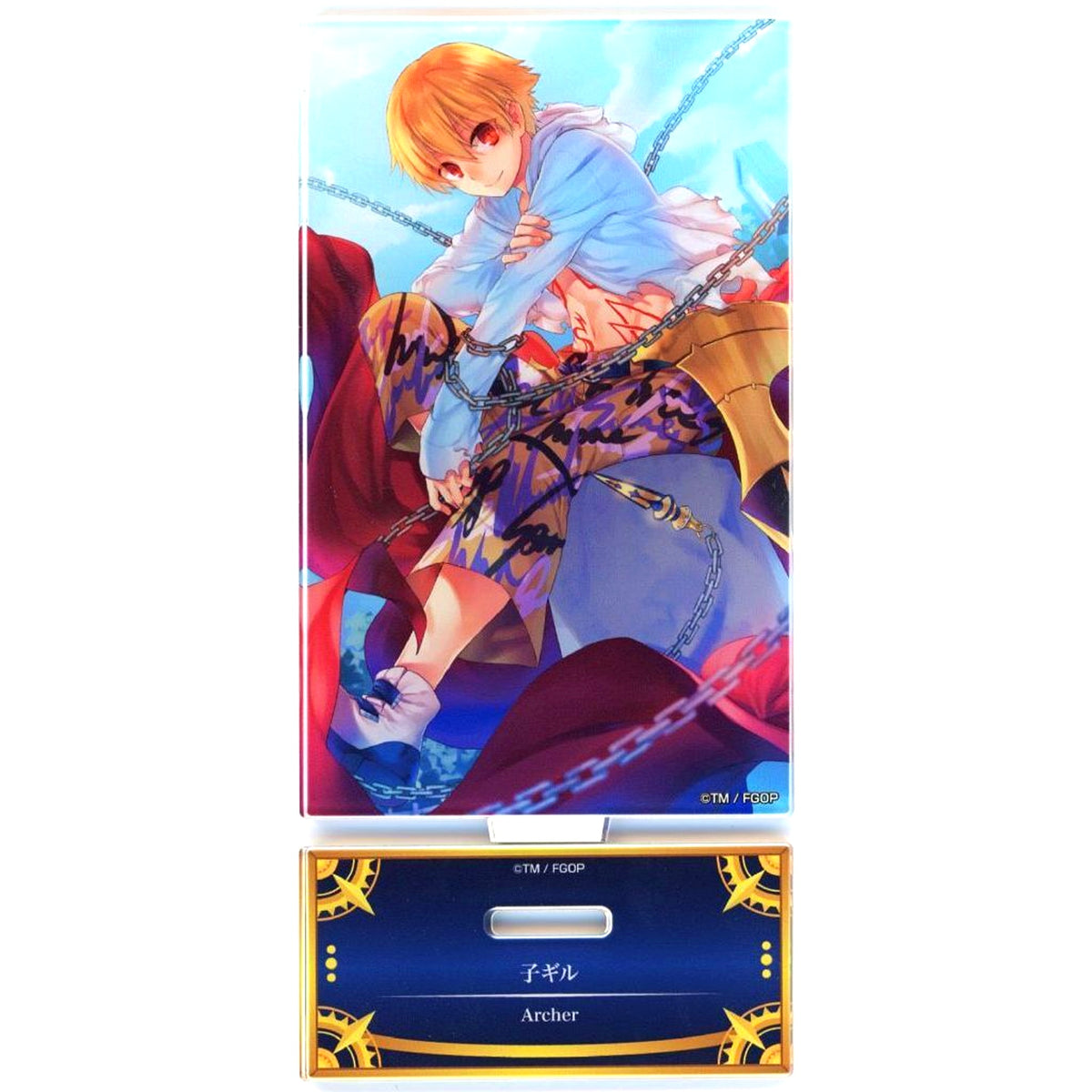 Archer Kid Gil Acrylic Stand Fate/Grand Order Servant Art Chronicle Final Ascension Exhibition [USED]