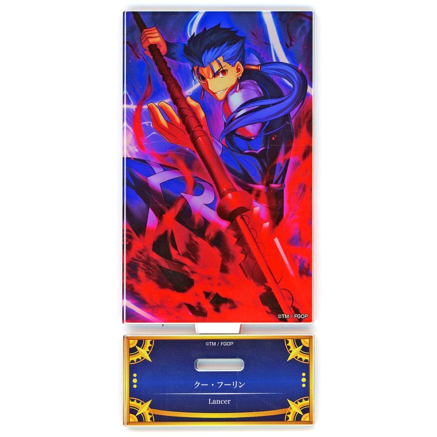 Lancer / Cu Chulainn Acrylic Stand Fate/Grand Order Servant Art Chronicle -Final Ascension Exhibition- [USED]