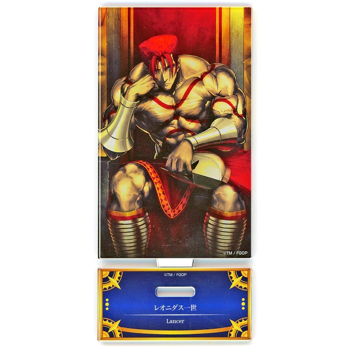 Leonidas I Lancer Fate/Grand Order Servant Art Chronicle Final Ascension Exhibition Acrylic Stand [USED]
