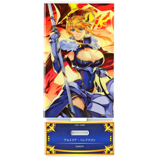 Lancer Altria Pendragon Acrylic Stand Fate/Grand Order Servant Art Chronicle Final Ascension Exhibition [USED]