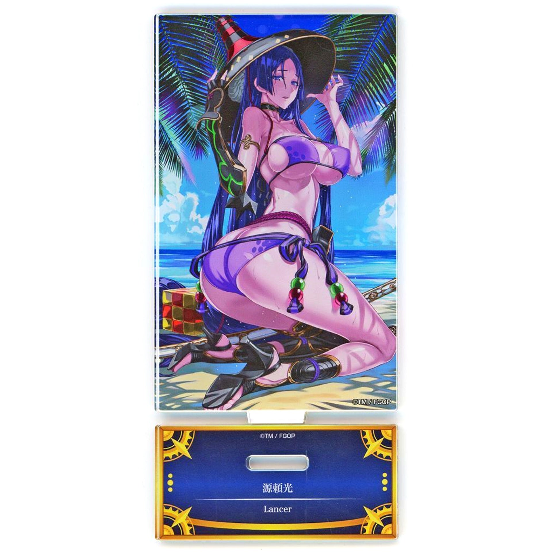 Lancer Raikou Minamoto Acrylic Stand Fate/Grand Order Servant Art Chronicle Final Ascension Exhibition [USED]